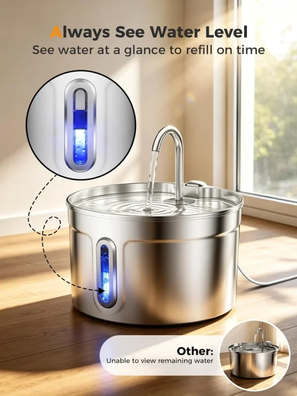 2.2L Ultra‑Silent Cat Fountain