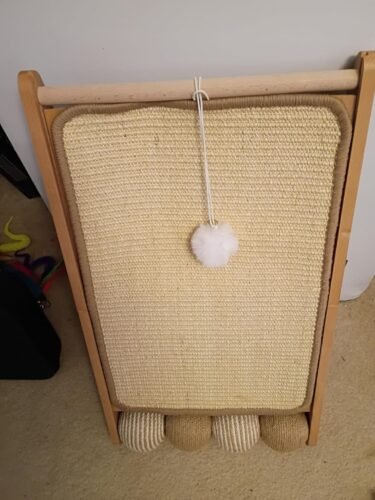 Wooden Sisal Cat Scratcher Ramp photo review
