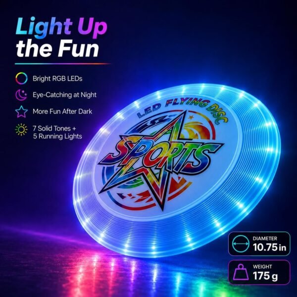 71zJomJt5PL._AC_SL1254_ LED Color‑Changing Frisbee