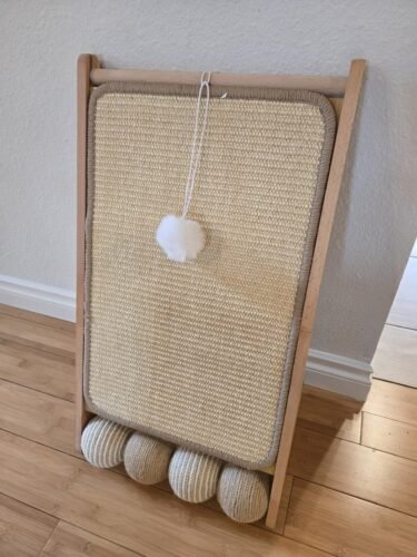 Wooden Sisal Cat Scratcher Ramp photo review