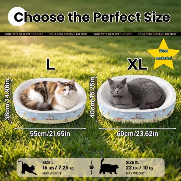 81EfluykI2L._AC_SL1500_ Large Cardboard Cat Scratcher Bed