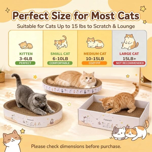 81OV4OwiseL._AC_SL1500_ 3‑in‑1 Cardboard Cat Scratcher Set