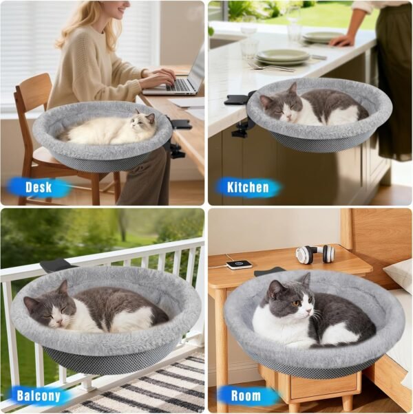 Rotating Desk Cat Bed