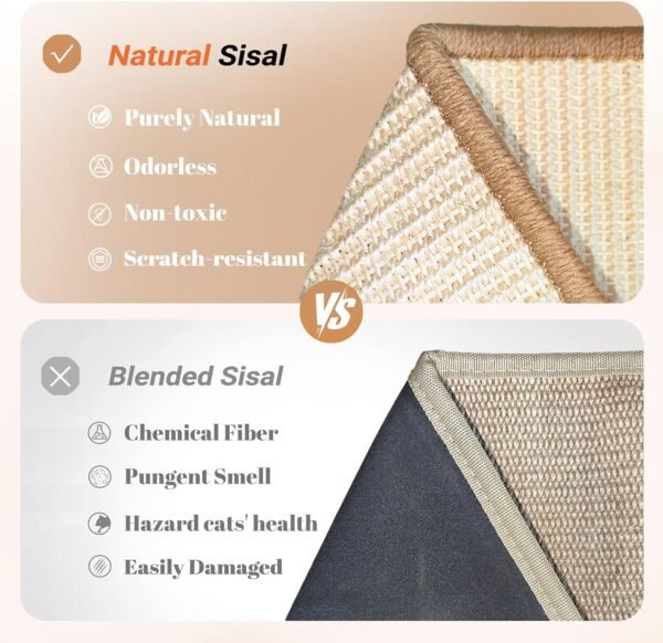 81d-1TfU4BL._AC_SL1500_ Wooden Sisal Cat Scratcher Ramp