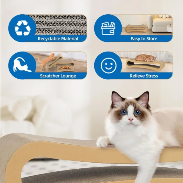 81fIIeWUYWL._AC_SL1500_ Simple‑Deluxe Infinity Cat Scratcher