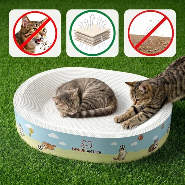 919eZd7xOLL._AC_SL1500_ Large Cardboard Cat Scratcher Bed