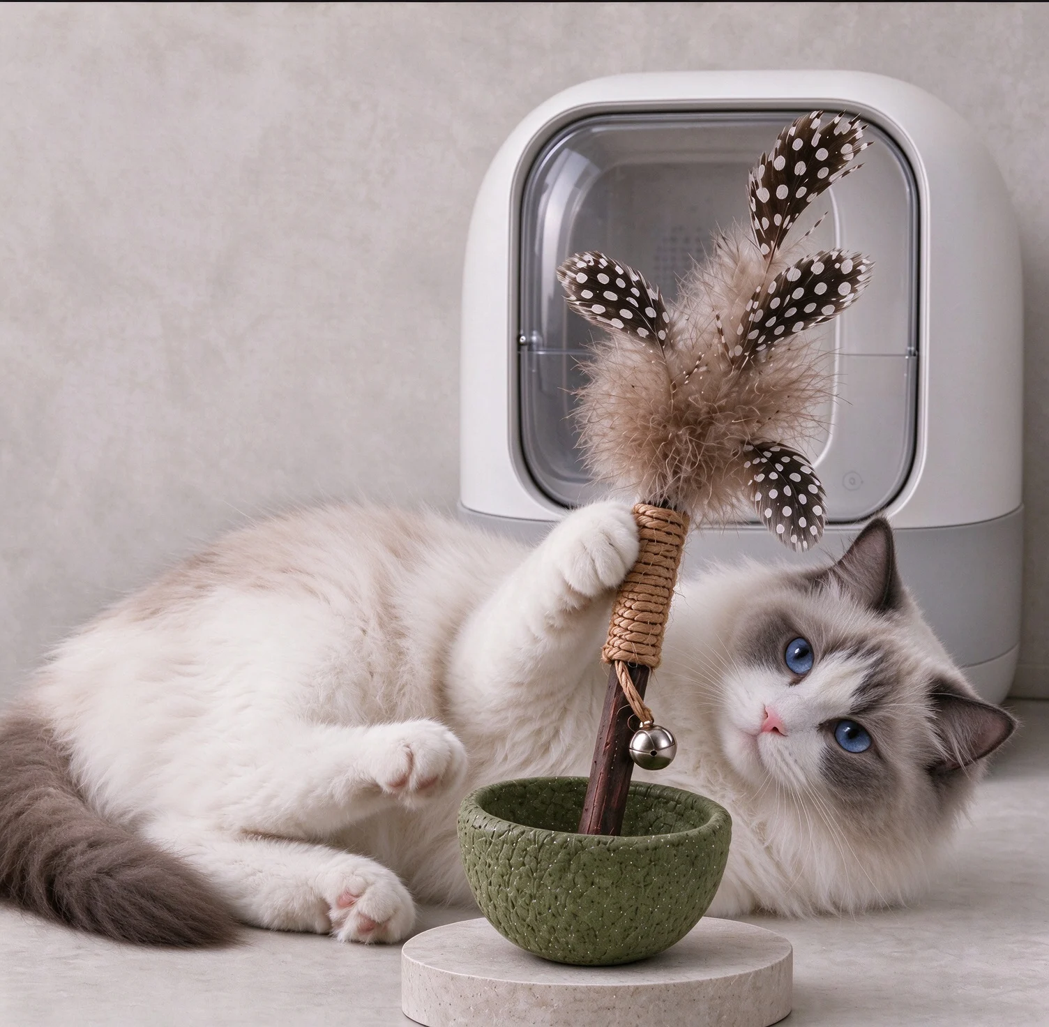 Self‑Cleaning Cat Litter Box
